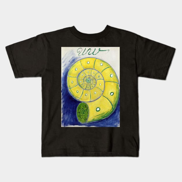 High Resolution Hilma af Klint Primordial Chaos No 5 Group I 1906 Kids T-Shirt by tiokvadrat